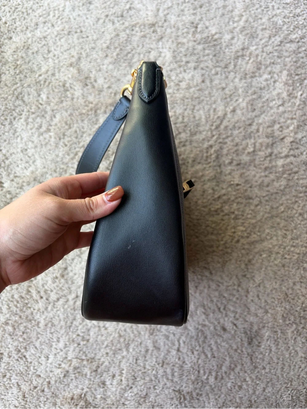Coach Teri Hobo Bag in Signature Canvas | Gold Brown Black | Style Number CK161